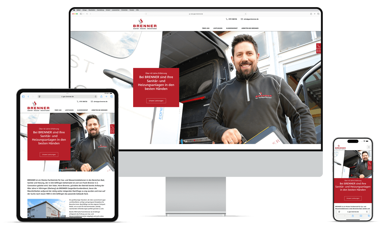 BSSTUDIO Homepage Programmierung Gas Brenner